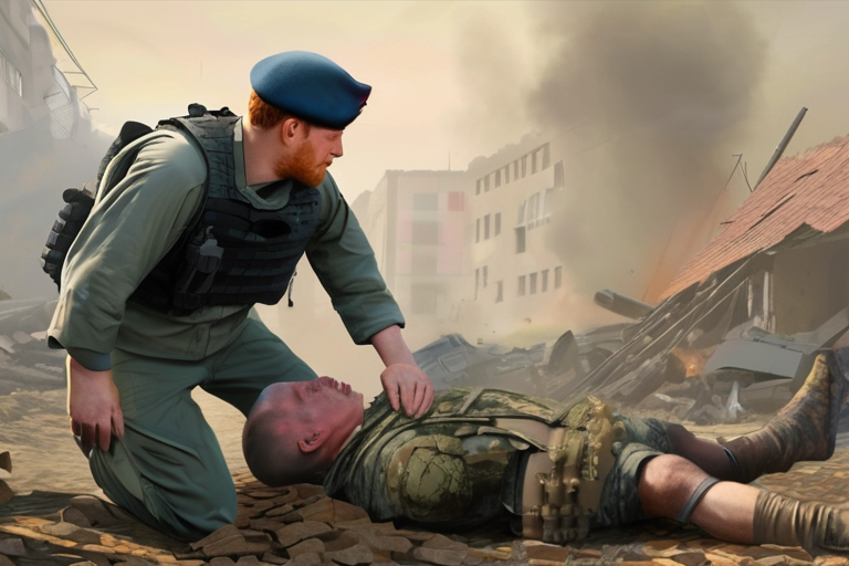 DEVELOPING: Prince Harry Rushes to Ukraine Amid Escalating Conflict, Visits Injured War Victims.