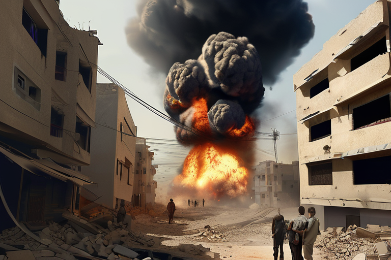 URGENT: Israel Launches Intense Bombardment on Gaza City, Families Flee in Panic.