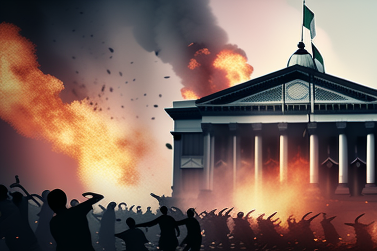 URGENT: Mob Violence Claims 3 Lives, Indonesian Parliament Building Engulfed in Flames.