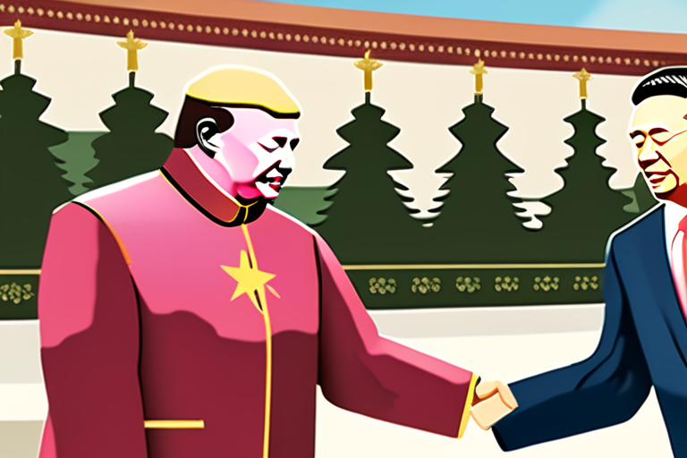 DEVELOPING: Russia's Vladimir Putin and China's Xi Jinping begin talks in Beijing