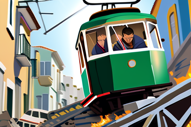 URGENT: Portugal in shock as Lisbon funicular crash leaves 15 dead