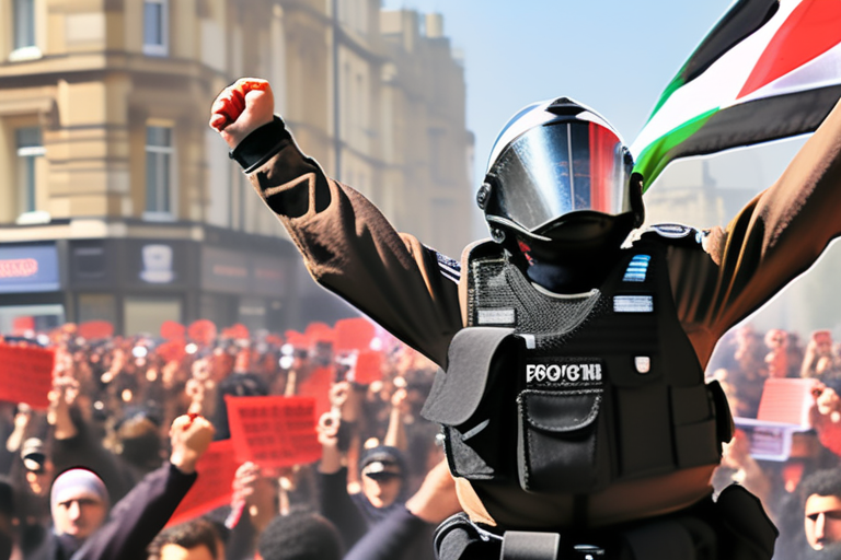 DEVELOPING: London Police Crack Down on Palestine Action Rally, Multiple Arrests Reported