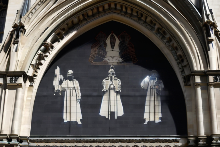 DEVELOPING: Banksy's Royal Courts of Justice Mural Abruptly Removed