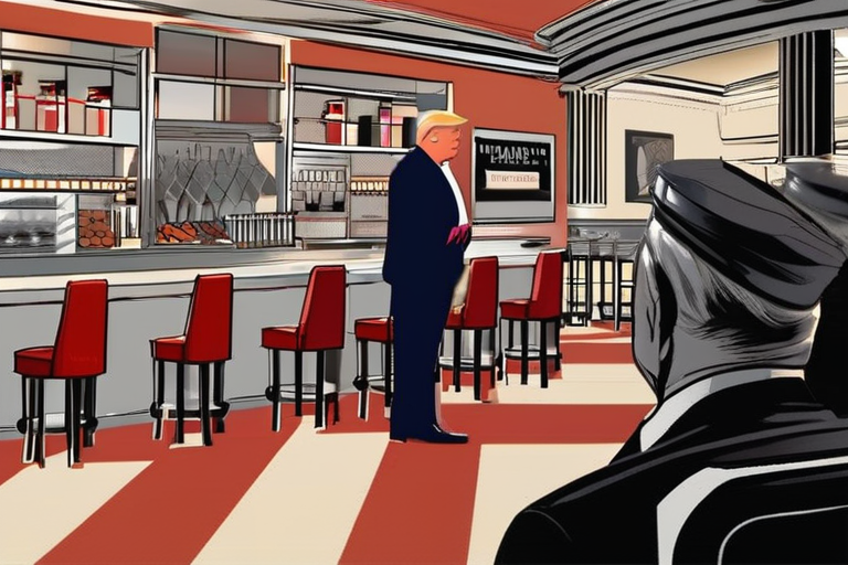 DEVELOPING: Trump Visits D.C. Restaurant to Promote Federal Crackdown on Crime Amid Rising Violence