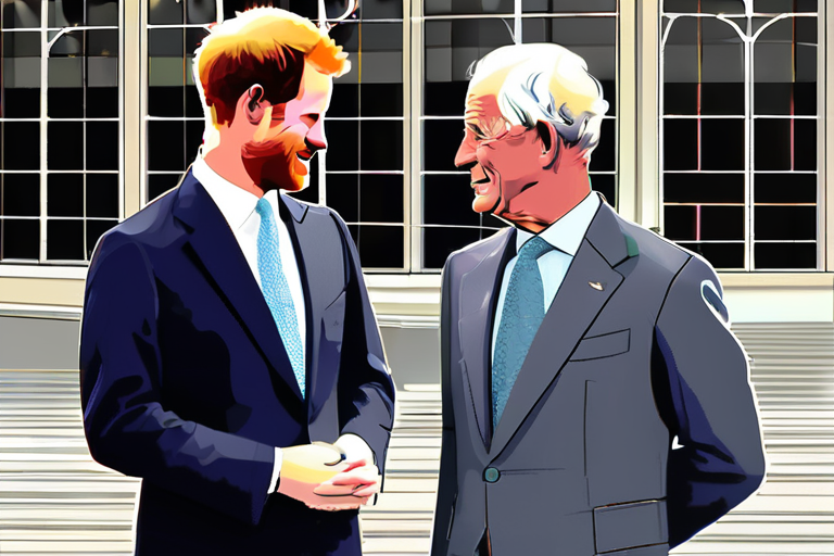 DEVELOPING: Prince Harry Meets King Charles in Highly Anticipated Reunion After Over a Year.