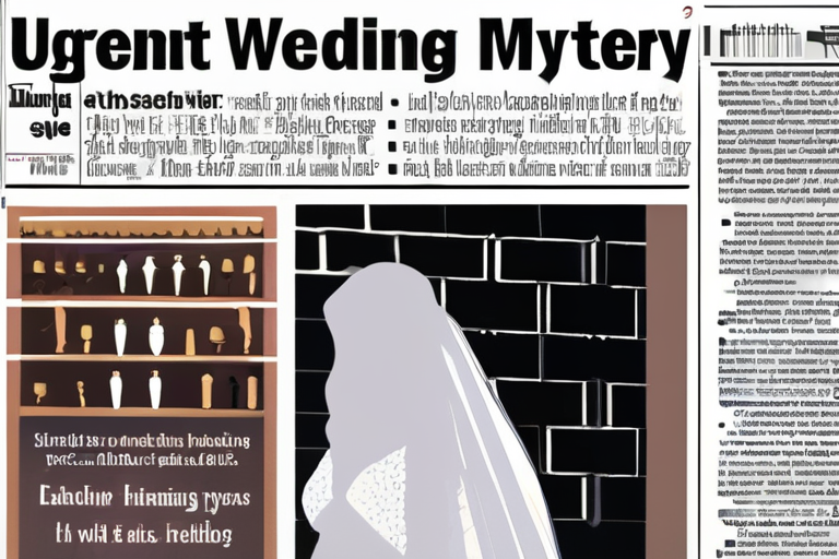URGENT: Ayrshire Wedding Crasher Mystery Solved After 4-Year Investigation